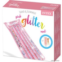 Надувной матрас для плавания Intex Pink Glitter 58720