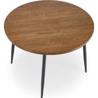 Кухонный стол Halmar Barry 105/75 (орех/черный)