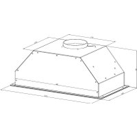 Кухонная вытяжка Monsher ALES 60 Blanc (белый)