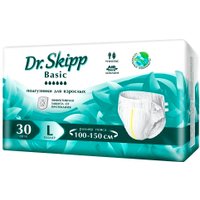 Подгузники для взрослых Dr.Skipp Basic L (30 шт) в Бресте