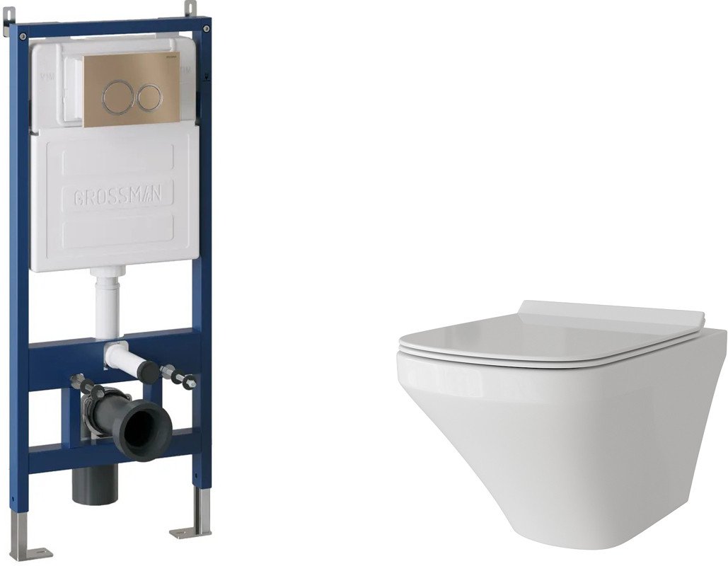 

Унитаз подвесной Grossman GR-4440S+900.K31.01.000+700.K31.01.310.310