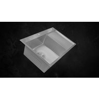 Кухонная мойка Astir Decor Satin C78x51L (с сифоном, дозатором и коландером)