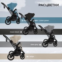 Универсальная коляска Sweet Baby Nuvola Air 2в1 (Almond Beige)
