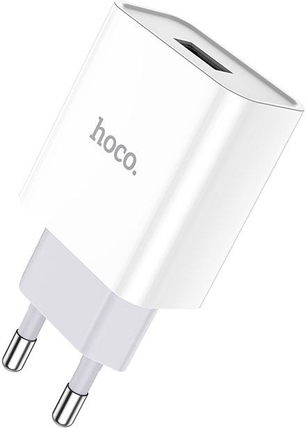 Сетевое зарядное Hoco C81A (белый)