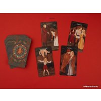 Игральные карты Эксмо. Лес Любви. Колода-оракул для сердечных вопросов (50 карт и руководство для гадания в подарочном футляре)