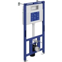 Инсталляция для унитаза Cersanit Aqua 50 Prime P 68178 с кнопкой Accento Circle для Aqua 69083 (кнопка золото глянец)