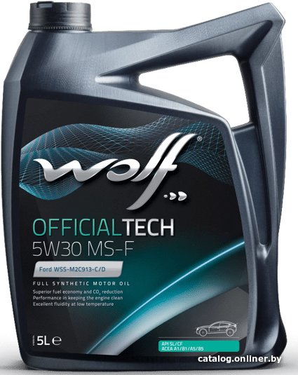 Моторное масло Wolf OfficialTech 5W-30 MS-F 5л