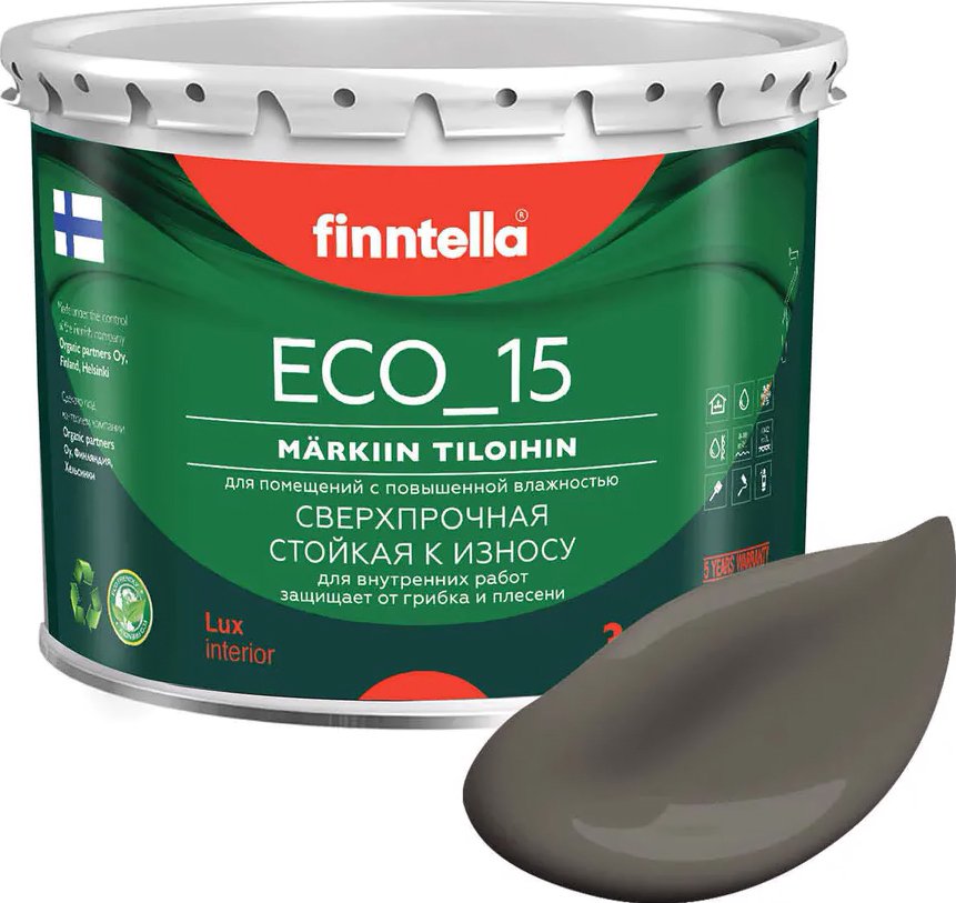 

Краска Finntella Eco 15 Mutteri F-10-1-3-FL073 2.7 л (коричневый)