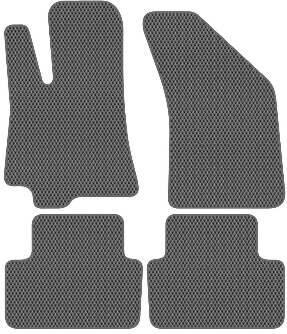

Комплект ковриков для авто Alicosta Daewoo Sens (cедан / T100) 2002 - 2007 (серый, ромб)