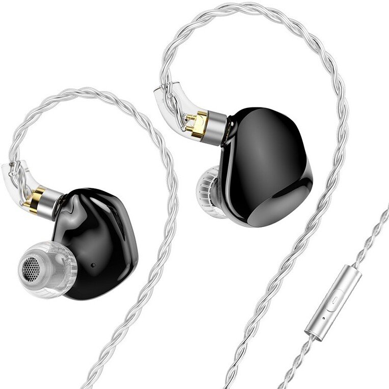 

Наушники TRN VX Pro+ 3.5 мм (черный, с микрофоном)