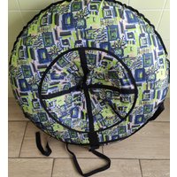 Тюбинг Emi Filini Design Lux 120 см (зеленый/граффити)