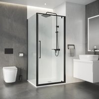 Душевой уголок Niagara Nova NG-35-10AGR-A90GR-34 100х90х195 (графит/прозрачное стекло)