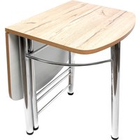 Кухонный стол ВВР Пристенный (дуб кера, пластик 55/55/70)