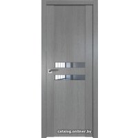 Межкомнатная дверь ProfilDoors 2.03XN L 60х200 (грувд серый, зеркало)