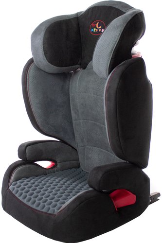 Детское автокресло ForKiddy Hard I-Fix (серый/черный)