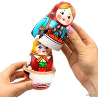 Развивающая игрушка Брестская Фабрика Сувениров в стиле первой русской матрешки (набор 7 шт)