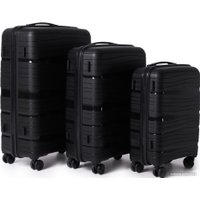 Чемодан-спиннер Pride PP9802 (L, черный)