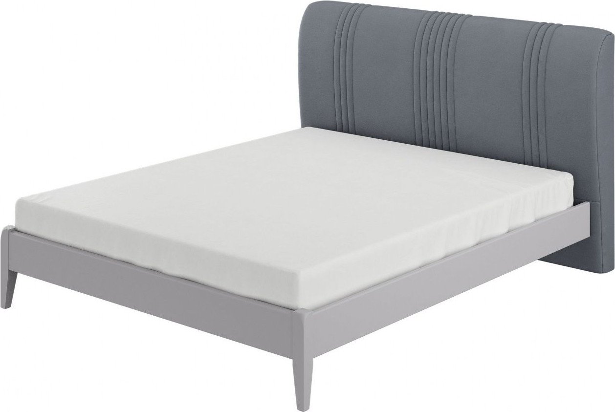 

Кровать Bravo Мебель Джали Линия 160х200 (холодный серый/антрацит)
