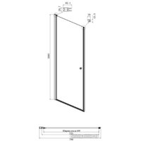 Душевой уголок Ambassador Elysium 80x80x200 111011109CX-80CX