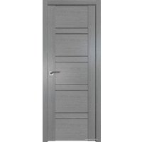 Межкомнатная дверь ProfilDoors 2.80XN L 70x200 (грувд серый, стекло графит)