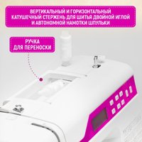 Электромеханическая швейная машина Janete 2600A (розовый) в Гродно