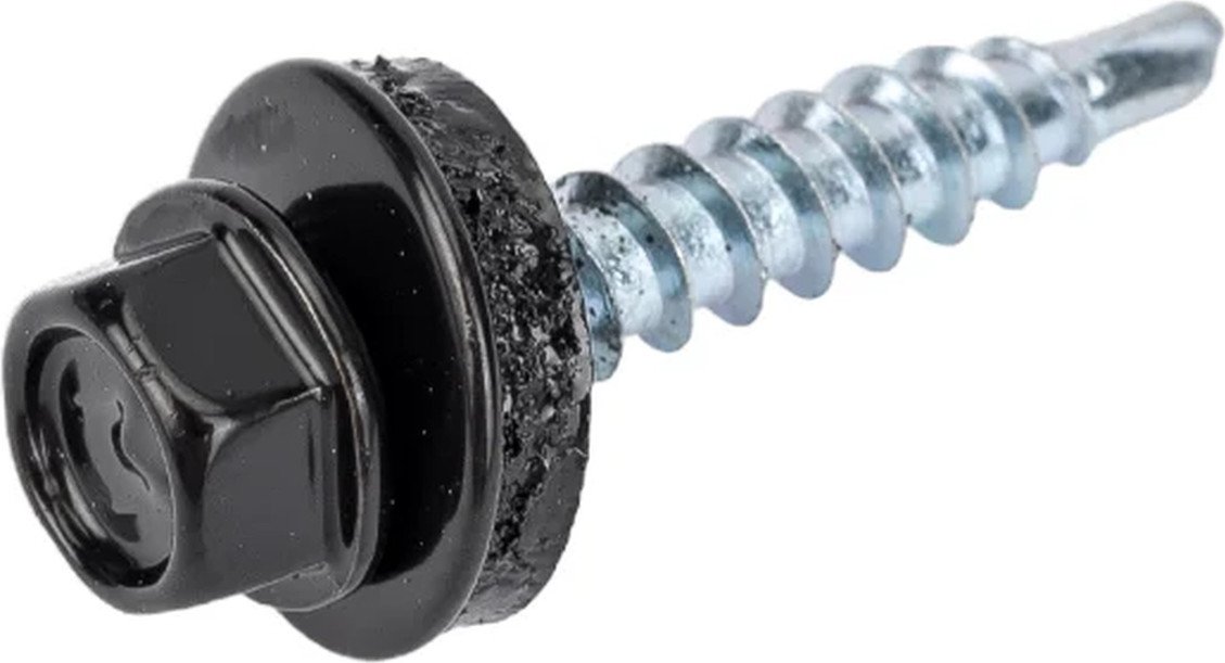 

Саморез Admiral Кровельный 5.5x19 RAL 9005 Черный (250шт, шоубокс)