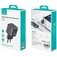 Сетевое зарядное Usams CC289 25W GaN (белый)