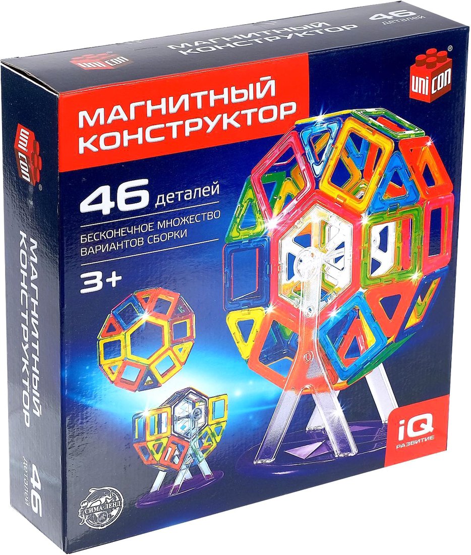 

Магнитный конструктор Unicon 3568164 Magical Magnet