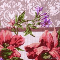 Полотенце DomoVita Цветочная кайма 7668882 (бежевый)