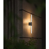 Уличный настенный светильник Arte Lamp Calamaro A5191AL-2BK