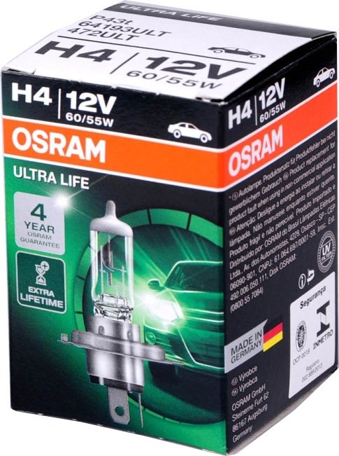 

Галогенная лампа Osram H4 64193ULT 1шт