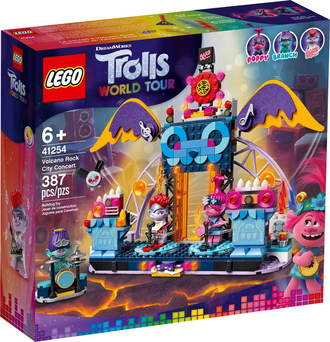 

Конструктор LEGO Trolls 41254 Концерт в городе Рок-на-Вулкане