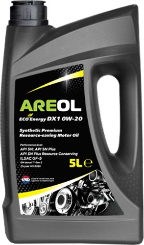

Моторное масло Areol Eco Energy DX1 0W-20 5л