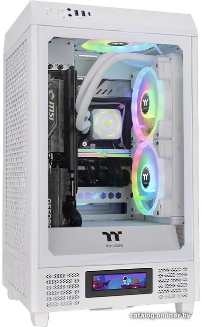 Корпус Thermaltake The Tower 200 Snow CA-1X9-00S6WN-00