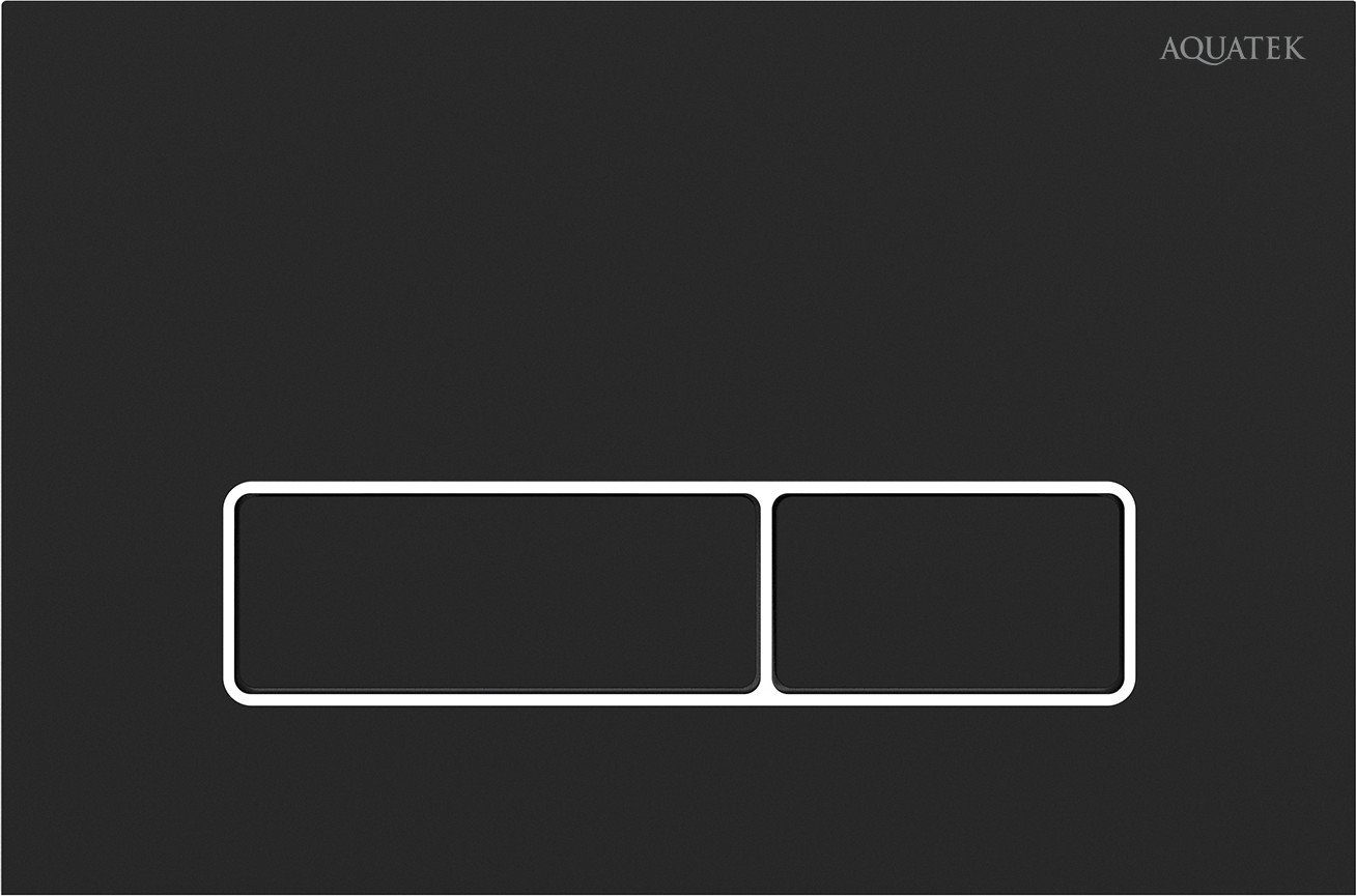 

Панель смыва Aquatek KDI-0000064 (черный матовый)