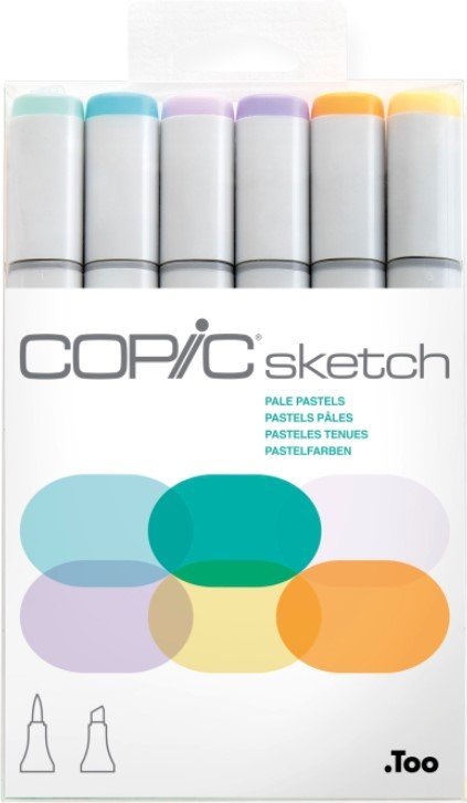 

Маркер перманентный Copic Sketch 21075667 (6 цв)