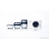 Беззеркальный фотоаппарат Nikon 1 J1 Double Kit 10-30mm + 30-110mm