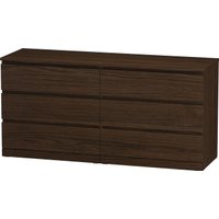 Комод Mio Tesoro Varma Prime 6D (коричневый)