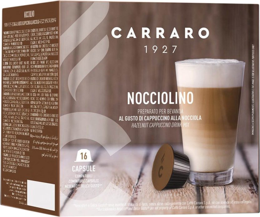 

Кофе в капсулах Carraro Nocciolino Dolce Gusto 16 шт