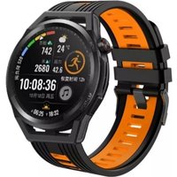 Умные часы Profit WS-GS58 (серебристый с черно-оранжевым спортивным ремешком)