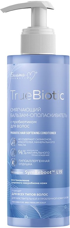 

Бальзам Белита-М Бальзам-ополаскиватель TrueBiotic смягчающий с пробиотиком 190 г