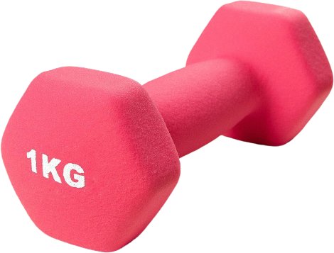 

Гантель Atlas Sport Виниловая 1 кг (розовый)
