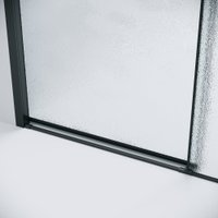 Душевая дверь Grossman Style 100x195 100.K33.05.100.21.02 (черный матовый/стекло шиншилла) в Борисове