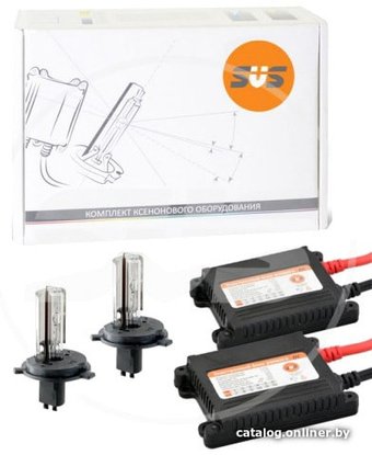 Ксенон SVS Блок Slim v5 AC 9-16В 35Вт H4 6000K