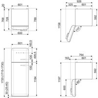 Холодильник Smeg FAB30LOR6