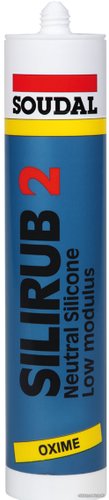 Герметик Soudal Silirub 2 600 мл (белый)