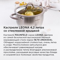 Кастрюля MAUNFELD Leona MF50LN01CR