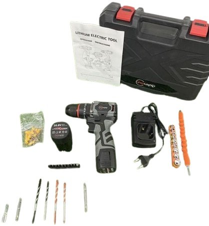 

Ударная дрель-шуруповерт ProGrand Ds-60 (с 2-мя АКБ, кейс)