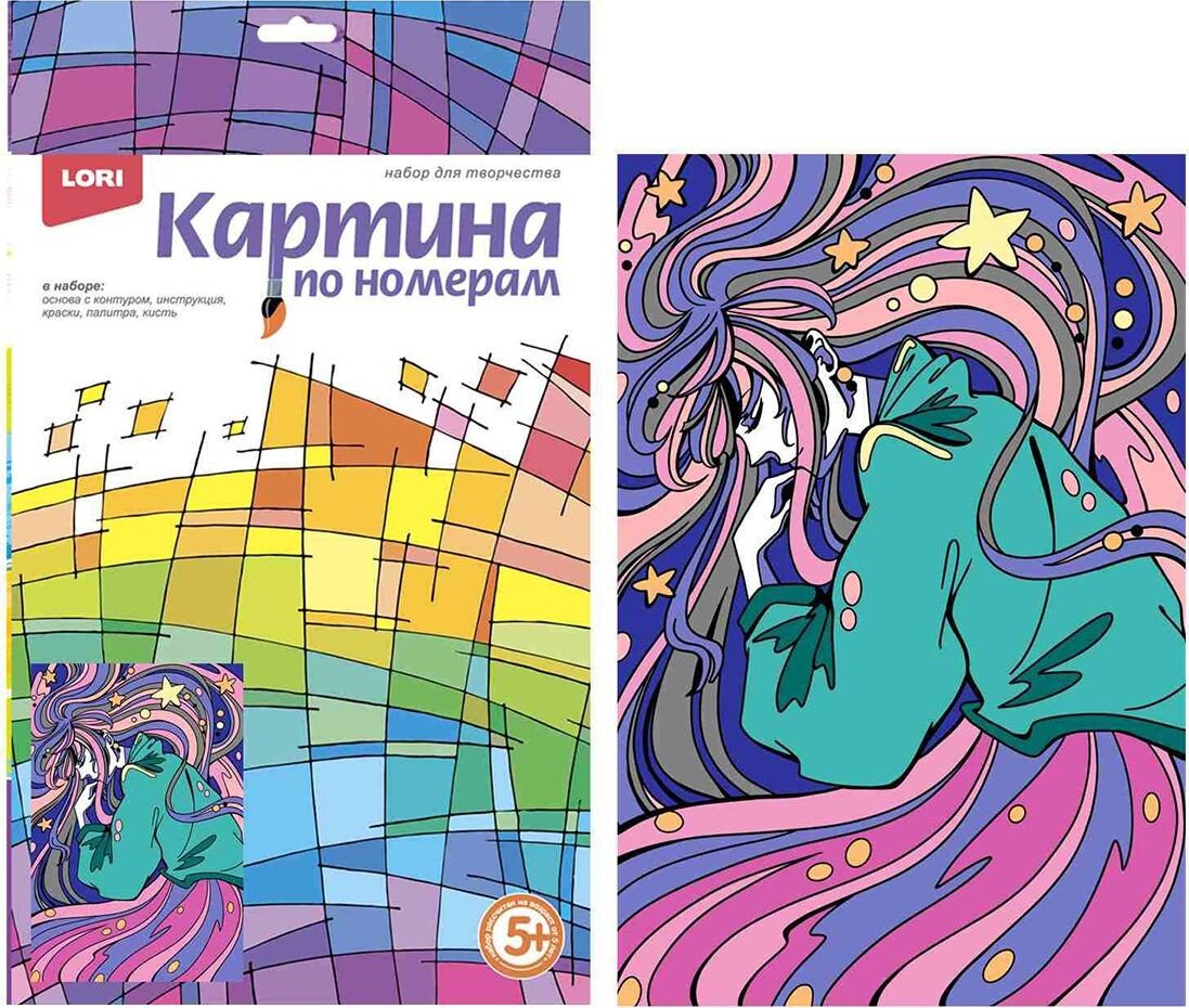 

Картина по номерам Lori Аниме. Красивые сны Ркн-116