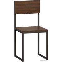 Стул LoftyHome Бервин (коричневый/черный)